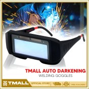 Resim Tialating [ayak Izi] Tmall Güneş Otomatik Kararan Kaynak Gözlüğü, Güvenlik Koruyucu Kaynak Gözlük Maskesi Kask, Göz Gözlüğü Maskesi Anti-Flog Parlama Önleyici Gözlük (Yurt Dışından) 