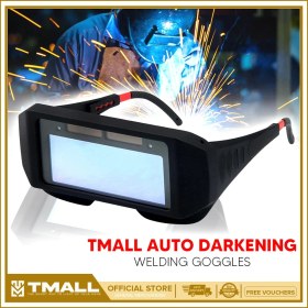 Resim Tialating [ayak Izi] Tmall Güneş Otomatik Kararan Kaynak Gözlüğü, Güvenlik Koruyucu Kaynak Gözlük Maskesi Kask, Göz Gözlüğü Maskesi Anti-Flog Parlama Önleyici Gözlük (Yurt Dışından) 