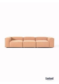 Resim Most Mollis 3 Modül Kanepe Koltuk Kiremit Keten Kumaş Yataş Sün 