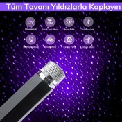 Resim Mavi Ayak Altı Tavan Led Araç Içi Aydınlatma Oto Araba Iç Disko Ayarlanabilir Usb Lamba Işık 