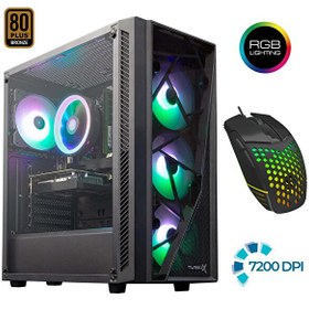 Resim TX1301 ATM00001676 Intel Core i5-3470 16 GB RAM 256 GB SSD 4 GB RX550 Masaüstü Oyun Bilgisayarı 