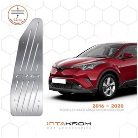 Resim intakrom Toyota Uyumlu C-Hr Krom Ayak Dinlendirme Pedalı -2016-2020 