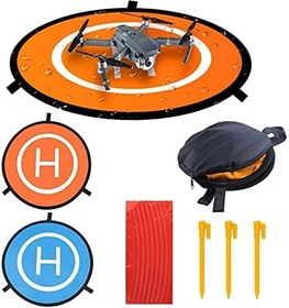 Resim 0 Drone İniş Pedi, Çift Taraflı Drone İniş Pedi, Drone için 29.5 inç Çaplı Katlanabilir İniş Pedi, Dji Air 2S Mavic Mini 2 Mavic Air 2 Mavic 2 Pro Zoom Fimi X8Se Dji Fpv için uygundur 