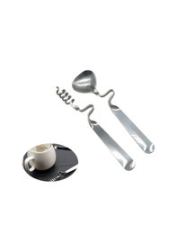 Resim Dancemonkey Lichen Askılı Bal Aroma Seti, Kaşık Kaşık Bıçak, Paslanmaz Çelik Tf 