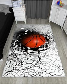 Resim Basket Çocuk Halısı Çok Renkli 