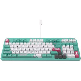 Resim Asus TUF Gaming K3 Gen II Hatsune Miku Edition RGB Türkçe Mekanik Gaming Klavye 90MP0460-BKYA30 