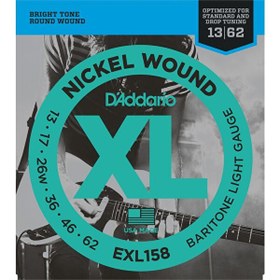 Resim D'Addario EXL158 Elektro Gitar Teli 