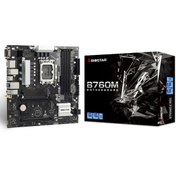 Resim Biostar B760MZ-E Pro Intel B760 6000 MHz (OC) DDR5 Soket 1700 mATX Anakart 