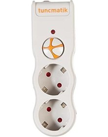 Resim Tsk5080 Akım Koruyucu Prizler, Beyaz, 2'li 525 Joule 