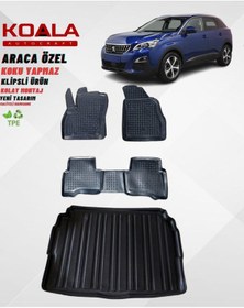 Resim Peugeot 3008 Uyumlu Crossover Alt Bagaj 2016 Ve Sonrası Koala Paspas Bagaj Havuzu 