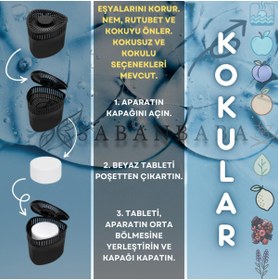 Resim Saban Siyah Portakal Üçgen Nem Alıcı Aparat Rutubet ve Koku Giderici 500 Gr 