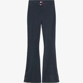 Resim Zip Hem Flared Leggings 'Charcoal' 