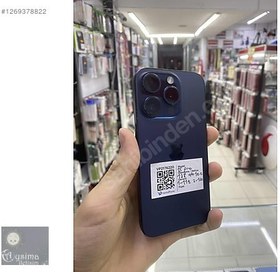 Resim Apple iPhone 15 Pro İkinci El YD | 128 GB | Siyah 