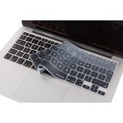 Resim Siyah Gri Macbook Air Pro Klavye Kılıfı Laptop Uk(eu) İngilizce A1466 A1502 A1398 Ile Uyumlu Ombre McStorey