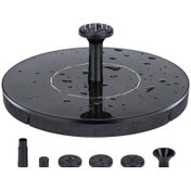 Resim Neevoyu Güneş Enerjili Havuz Fontanı - 18cm Boyut, 50cm Maksimum Yükseklik, Çok Kristal Güneş Paneli, Suda Yüzen Abs Fon 