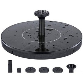 Resim Neevoyu Güneş Enerjili Havuz Fontanı - 18cm Boyut, 50cm Maksimum Yükseklik, Çok Kristal Güneş Paneli, Suda Yüzen Abs Fon 