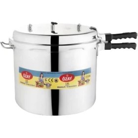 Resim Özay Düdüklü Tencere 25 Lt , Aşçı Düdüklü Tencere, Alüminyum Düdüklü Tencere 