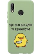 Resim mooodcase Huawei P20 Lite Katil Civciv Desenli Premium Silikonlu Telefon Kılıfı 