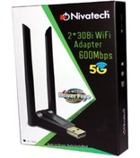 Resim NIVATECH 2*3DBi 600 Mbps 5G Uyumlu WİFİ Adapter 