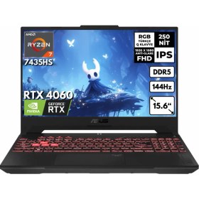 Resim Asus Tuf Gaming A15 Ryzen-7 7435HS 48-GB DDR5 2 TB SSD RTX4060 (8GB-115W) 15.6" Fhd Freedos Taşınabilir bilgisayar Oyuncu Notebook FA507NVR-LP147HMF10 