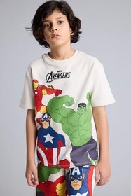Resim Marvel Avengers Tişört Şort 2'li Takım Erkek Çocuk H0282A826SM 