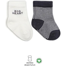 Resim Bistyle 2'li Big Heart Penye Soket Çorap 10117 Antrasit Antrasit 