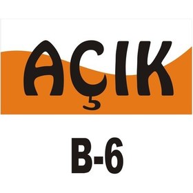 Resim Iş Güvenliği Levhası - Uyarıcı Levha - Ikaz Levhası Açık Yazılı (261312253) 