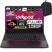 Resim Lenovo Ideapad Gaming 3 Amd Ryzen 5 5500H Ddr4 64GB 512GB SSD RTX2050-4GB Windows 11 Pro 15.6" IPS 144HZ Taşınabilir Bilgisayar 82K202BRTXP07 + Weblegelsin Çanta 