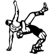 Resim Güreşçiler (Oto-Motor-Laptop-Duvar-Dekor) 10 x 12 cm 