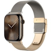 Resim Apple Watch Amazingthing Omni StyleFlip Metal Hasır Kordon Rose Gold 