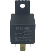 Resim Sanel Mini Röle 24v Mini Röle 20-10a 5 Uçlu 2 Platinli 30-87-87a-86-85 
