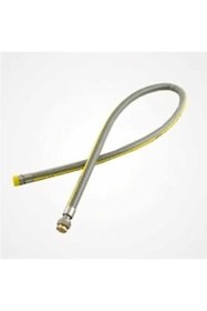 Resim REMONT 73 PEPE Doğalgaz Ocak Fırın Bağlantı Hortumu 125 cm - 1/2 Ocak Fleksi 