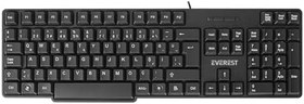 Resim Everest KB-517U Q Tuşlu Siyah 2 METRE Bakır Kablolu USB Standart Klavye (Q Klavye) 