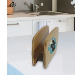 Resim BK Kişiye Özel Güzel Chef Tasarımlı Lüks Ahşap Peçetelik-7 