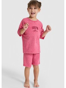 Resim U.s. Polo Assn. Kız Çocuk Fuşya Pijama Takım 50326616-vr023 Fusya 