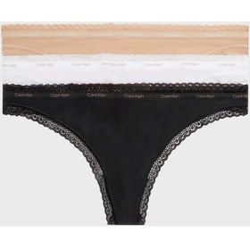 Resim Calvin Klein Bayan Külot 000qd3802e Fıy Siyah Beyaz Krem 