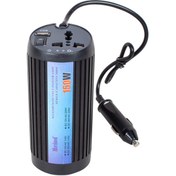 Resim gaman Araç Çakmaklıktan 220volt çevirici 12volt to 220volt Power inverter 150 WATT Led Takmaya Uygun 