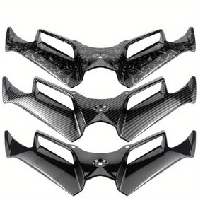 Resim Motorsiklet kanat aerodinamik kanat kiti, spoiler aksesuarları, motorsiklet aksesuarları, motorsiklet dekoratif ürünler 