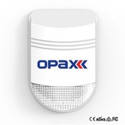 Resim OPAX BGR-10 KABLOLU 48 LED KIRMIZI \u002F MAVİ \u002F KIRMIZI+MAVİ IŞIKLI HARİCİ ALARM SİRENİ 