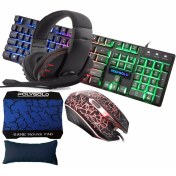 Resim Polygold PG-8050 4'ü 1 Arada Oyuncu Seti – Klavye + Mouse + Kulaklık + Mousepad 