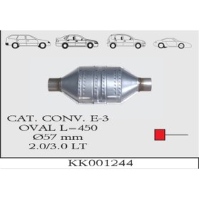 Resim NESS EXHAUST SYSTEMS Katalitik Konvektör/cat.converter 