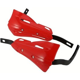 Resim Cloudstore Kırmızı Dirt Bike Motosiklet El Koruyucu 7/8 22mm Universal Motocross Enduro Atv Supermoto 