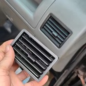 Resim 1 adet Merkez Konsol Hava Çıkışı, Rakip Pickup Kamyon Modelinde Gösterge Paneli Hava Çıkışlarını Değiştirmek İçin Uygun, Otomotiv İç Aksesuarları, Pil Olmadan 