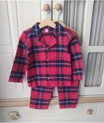 Resim Bebbenatural Çocuk Kareli Pijama Takımı 