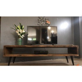 Resim Umutpark Umuthomedesing Ahşap Rustik Tv Ünitesi. 