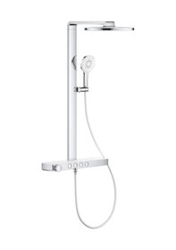 Resim Grohe Rainshower Aqua Pure Duvara Monte Termostatlı Duş Sistemi - 1009640000 Gümüş 