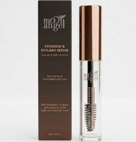 Resim MOON ANGEL Kaş ve Kirpik Serum 8 ml (Peptide Complex ve Hyaluronic Acid) Besleyici Bakım Serumu 