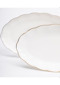 Resim Maxx Doria Flower Gold 6 Kişilik 29 Parça Kahvaltı Takımı Pa2082 Beyaz 