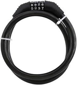 Resim Şifreli Bisiklet Halat Zincir Kilidi 80 cm Çelik Kilit Çap 12 mm Ø Hırsız Önleme Güvenlik 1 Adet 