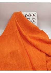 Resim Bürümcüklü Müslin Kumaş Turuncu 